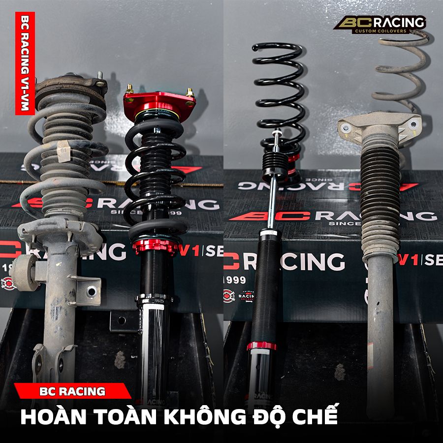 Lắp phuộc BC Racing V1-VM cho Tucson 2021+ có ảnh hưởng đăng kiểm không?