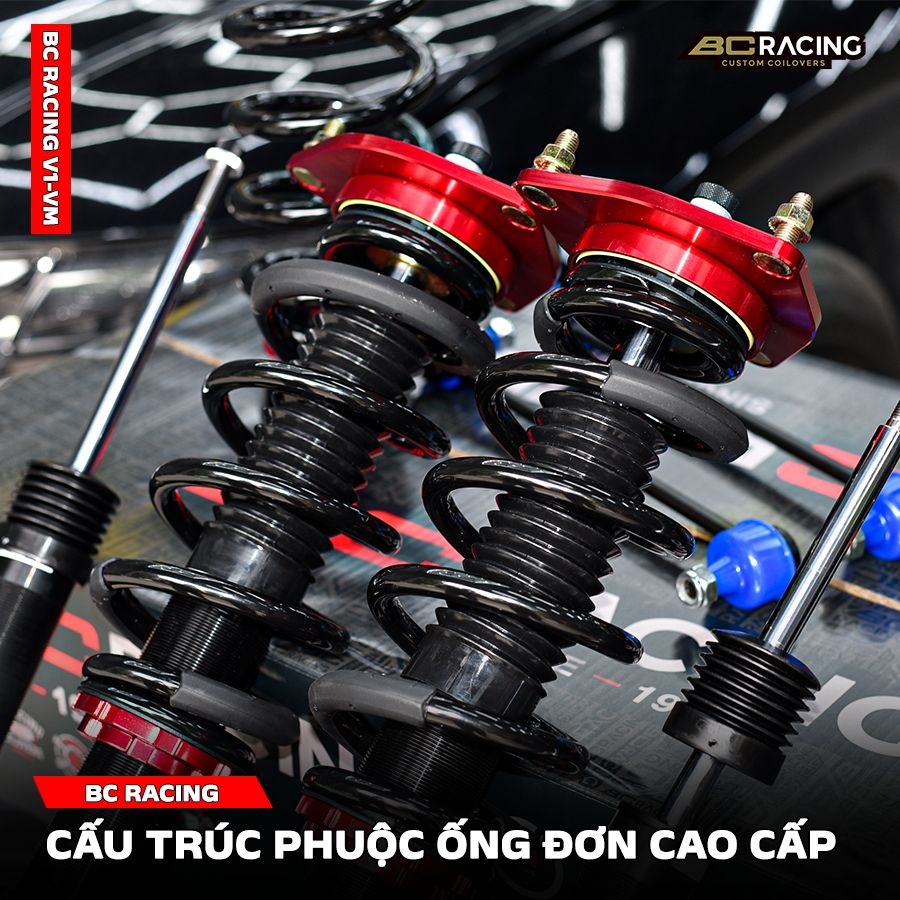 BC Racing V1 VM cấu trúc phuộc ống đơn Mono Tube