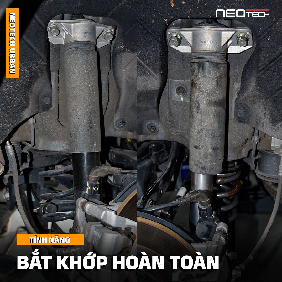 Phuộc Neotech Urban cho Santafe TM 2019-2020 bắt khớp hoàn toàn