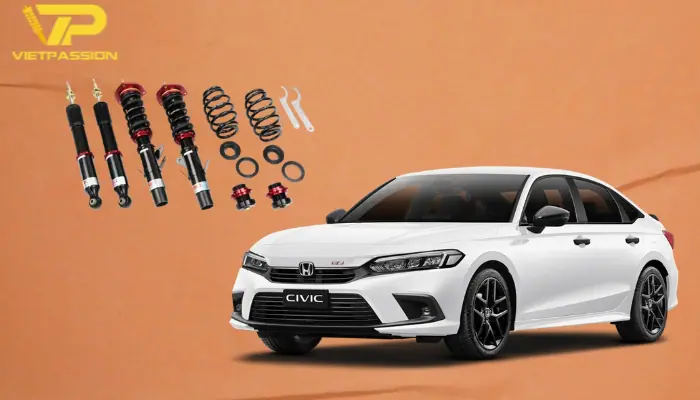 Nguyên lý hoạt động của booh phuộc nhún trước sau xe ô tô Civic
