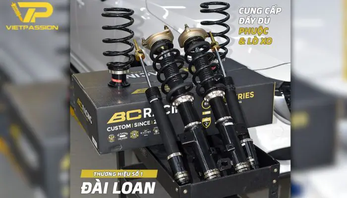 Thương hiệu phuộc BC Racing uy tín