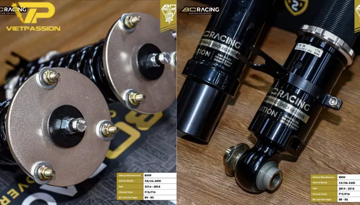 Phuộc BC Racing là giải pháp nâng cấp hệ thống treo xe tiết kiệm chi phí Tiết kiệm chi phí lắp đặt thay thế phụ kiện