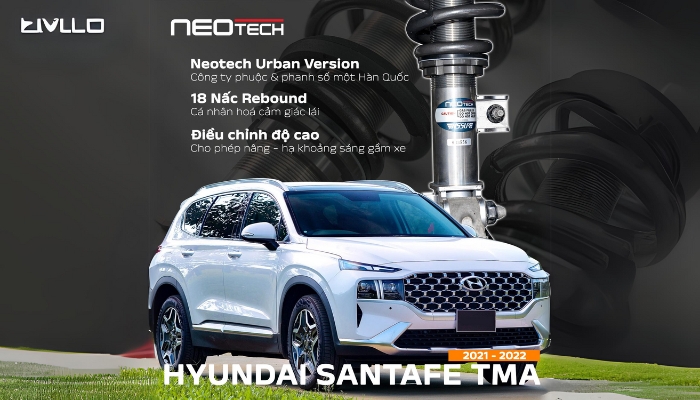 Ưu điểm phuộc Neotech Urban cho Santafe TMA 2021-2023