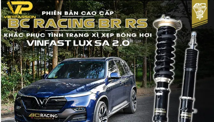 BC Racing - Phuộc hiệu năng cho dòng xe Vinfast LUX SA 2.0 Nâng cấp phuộc nhún Vinfast LUX SA 2.0 với BC Racing