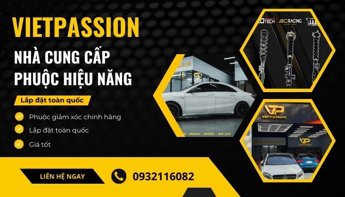 VIETPASSION nhà cung cấp bảo dưỡng kiểm tra phuộc ô tô uy tín 