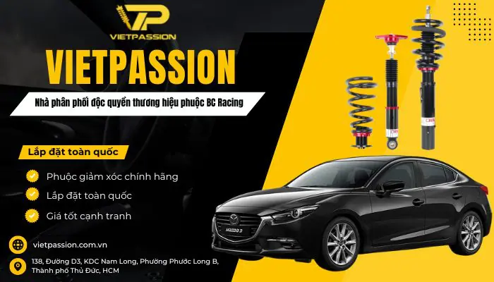 VIETPASSION – Công ty cung cấp phuộc BC Racing phiên bản V1 VM giá tốt