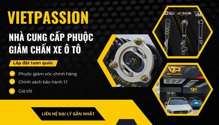 VIETPASSION – Nhà phân phối thương hiệu phuộc giảm chấn xe hơi chất lượng