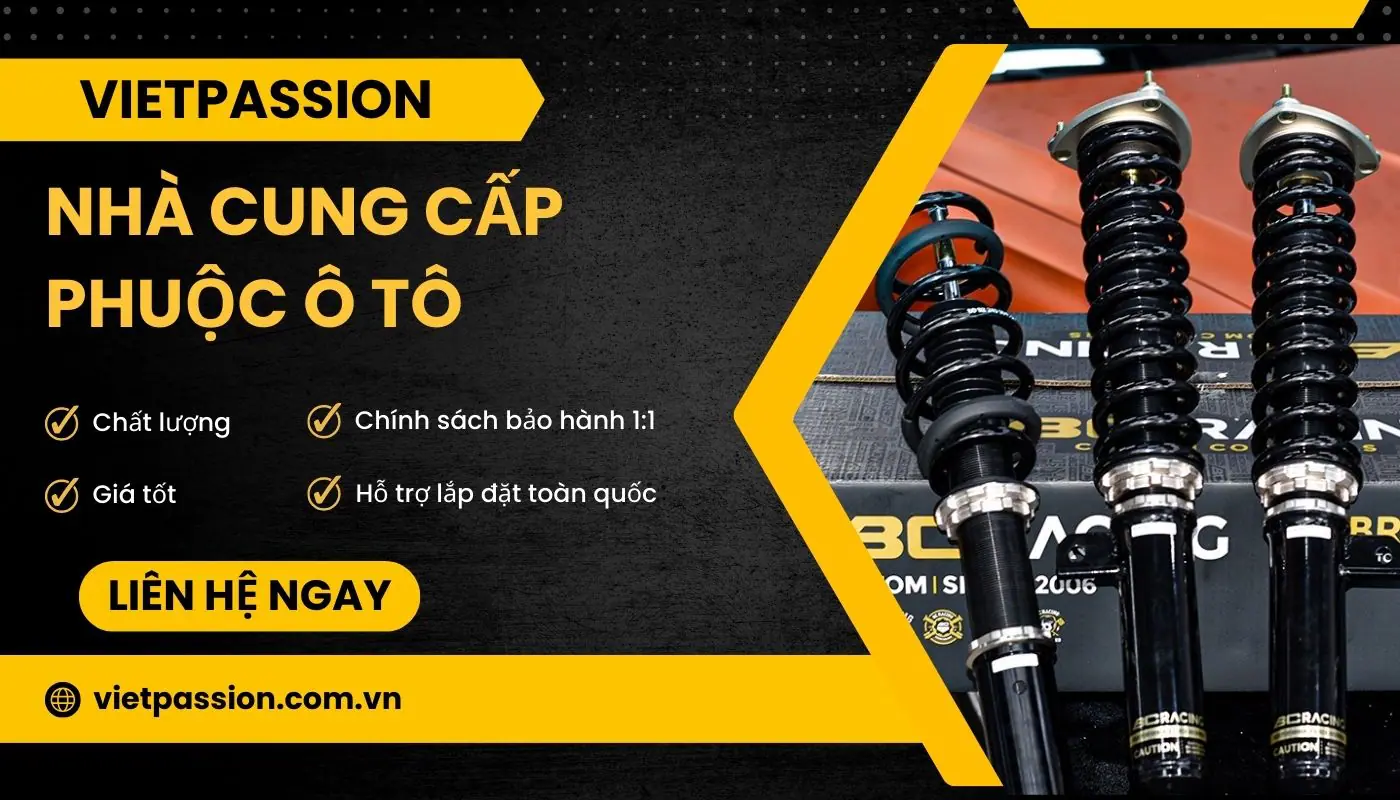 VIETPASSION chuyên cung cấp phuộc ô tô hiệu năng chính hãng