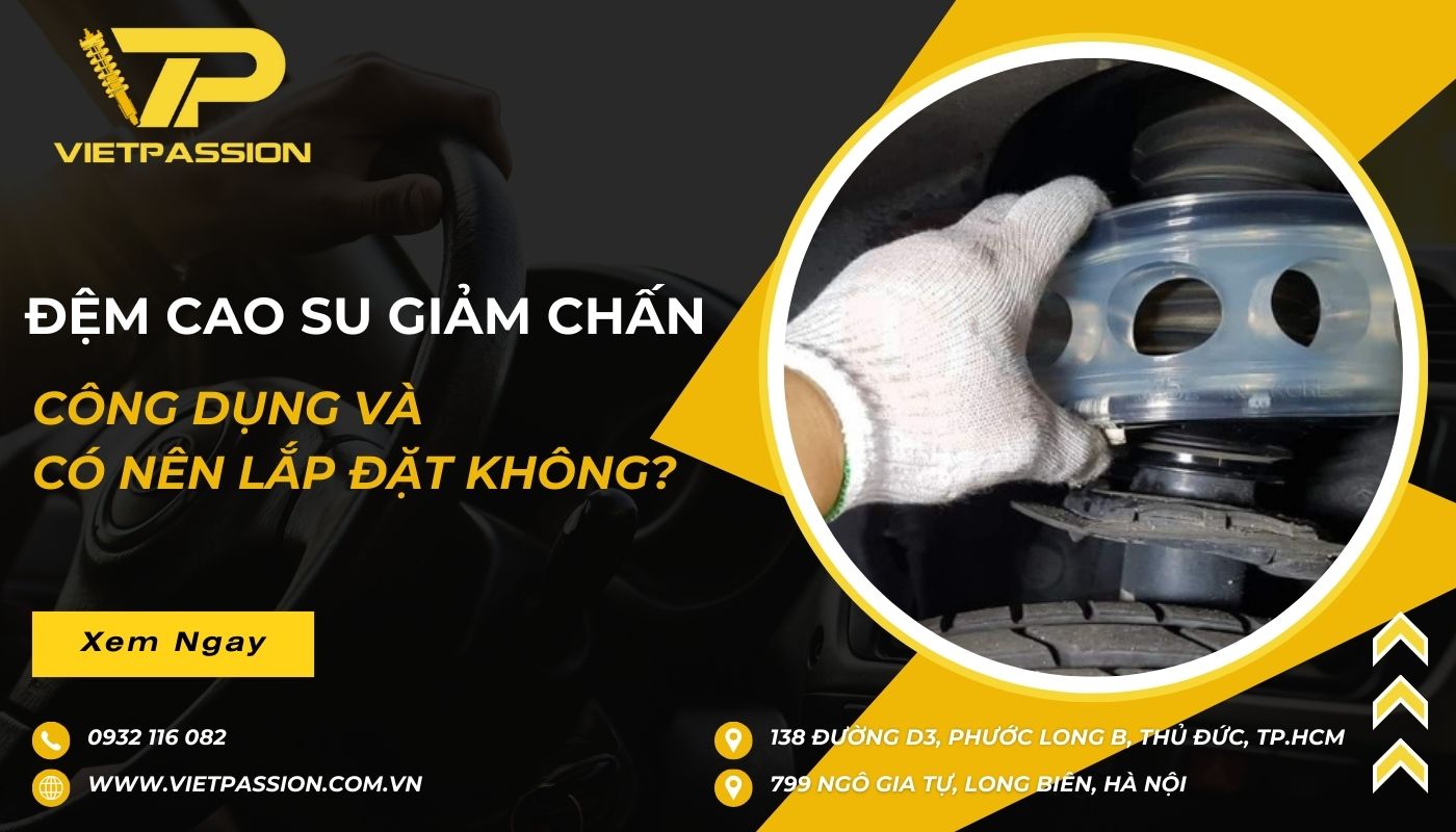 đệm cao su giảm chấn ô tô