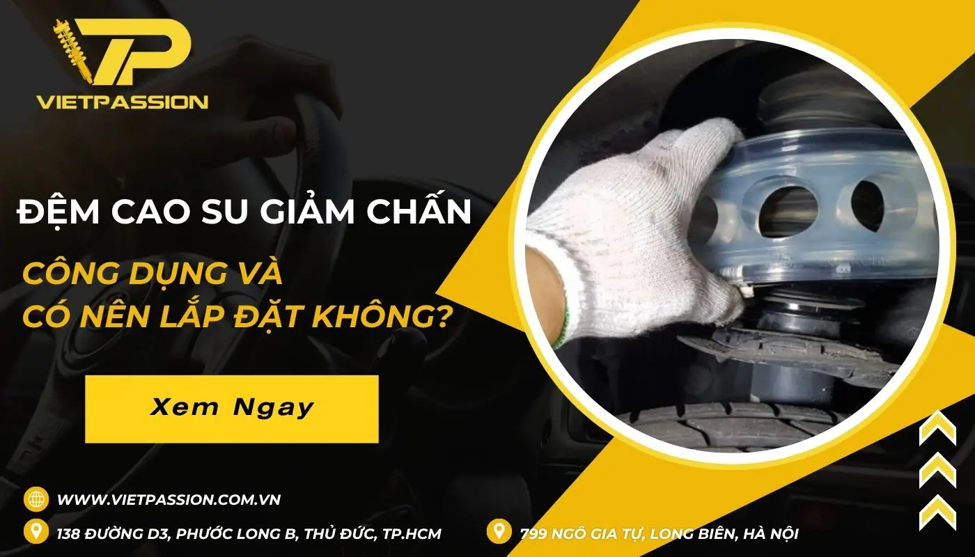 đệm cao su giảm chấn ô tô