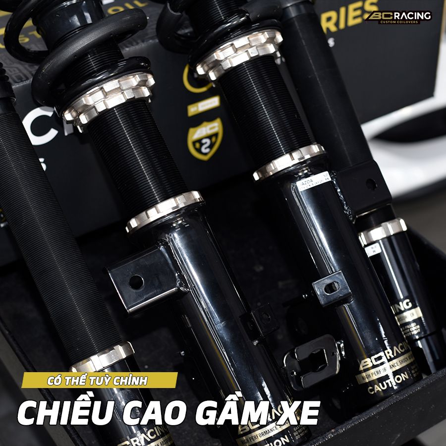 BC Racing BR RS điều chỉnh chiều cao thân xe linh hoạt