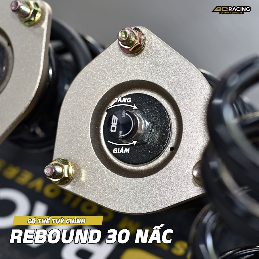 Phuộc BC Racing BR RS điều chỉnh 30 nấc Rebound