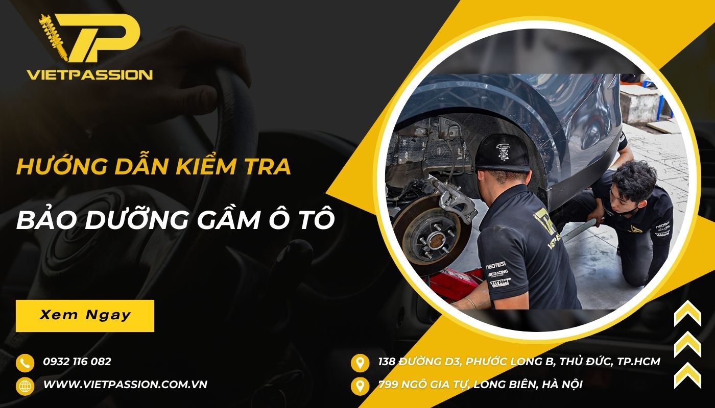 bảo dưỡng gầm xe ô tô