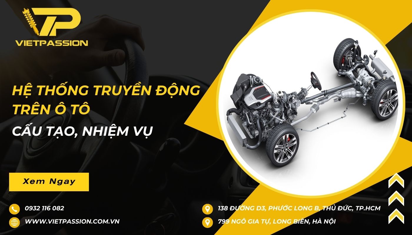 hệ thống truyền động trên ô tô