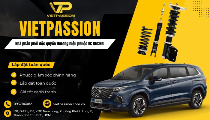 VIETPASSION công ty phân phối phuộc BC Racing phiên bản BR RS độc quyền toàn quốc