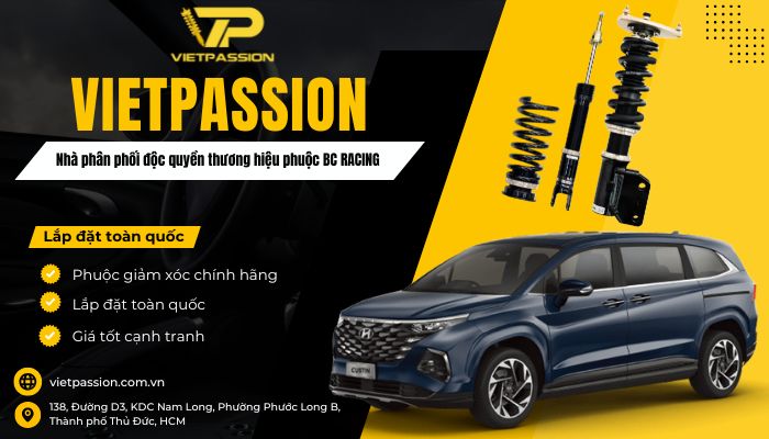 VIETPASSION công ty phân phối phuộc BC Racing phiên bản BR RS độc quyền toàn quốc