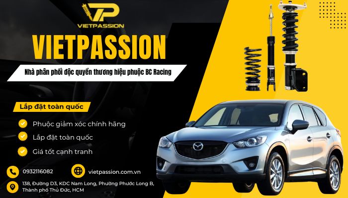 Nâng cấp ngay phuộc hiệu năng BC Racing tại VIETPASSION