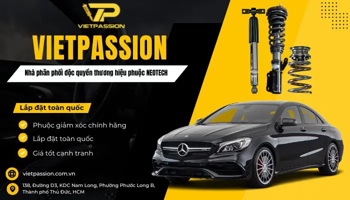Lắp đặt phuộc nhún Neotech LE giá tốt tại VIETPASSION