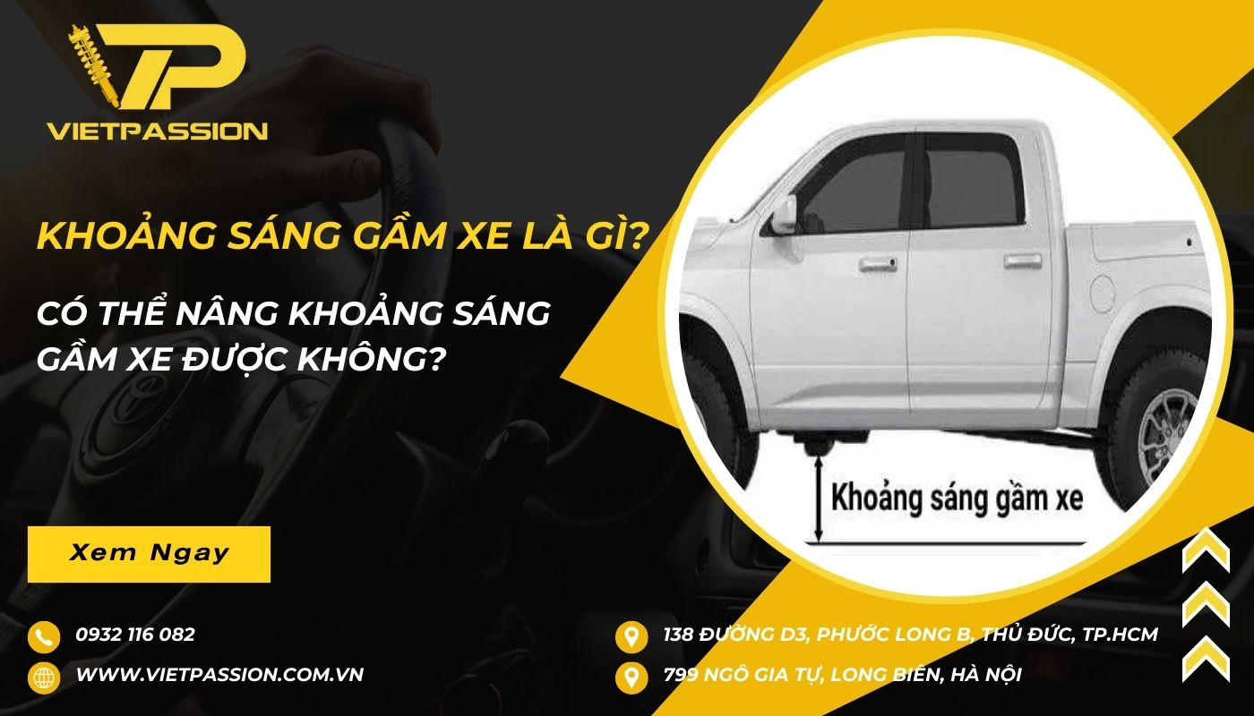 khoảng sáng gầm xe là gì