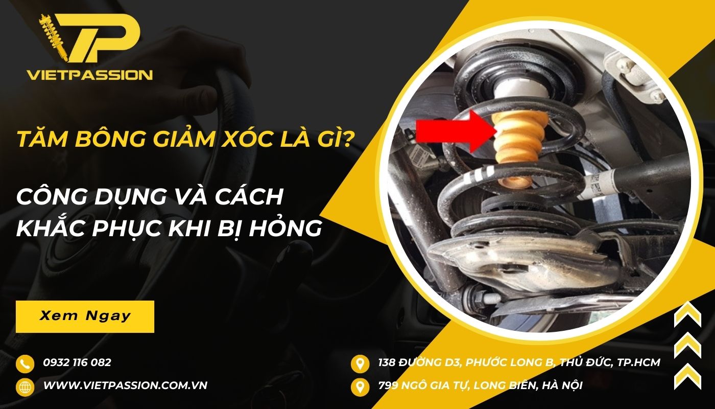 tăm bông giảm xóc