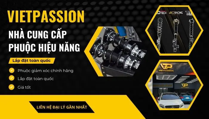 VIETPASSION - Đơn vị chuyên cung cấp phuộc hiệu năng ô tô chất lượng
