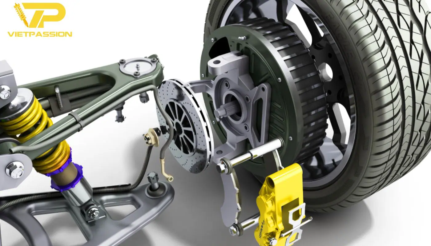 Hệ thống phanh của xe ô tô có chức năng giảm tốc, giúp xe dừng lại tại một vị trí Hệ thống phanh ô tô là gì