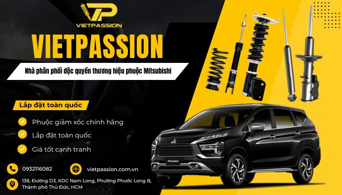 VIETPASSION – Đại lý phân phối phuộc ô tô Mitsubishi hiệu năng độc quyền