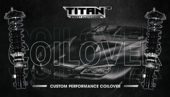 Phuộc nhún hiệu năng Titan V2 cải thiện độ êm ái, giúp xe vận hành mượt mà trên mọi địa hình Giảm xóc ô tô Titan V2