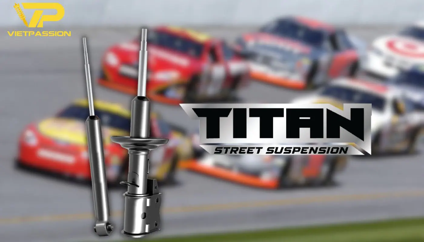 Giảm xóc ô tô Titan V1 mang đến hiệu suất ổn định và hạn chế rung lắc tối đa Phuộc nhún Titan V1