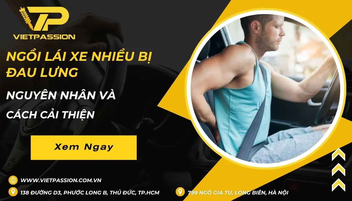 ngồi lái xe nhiều bị đau lưng