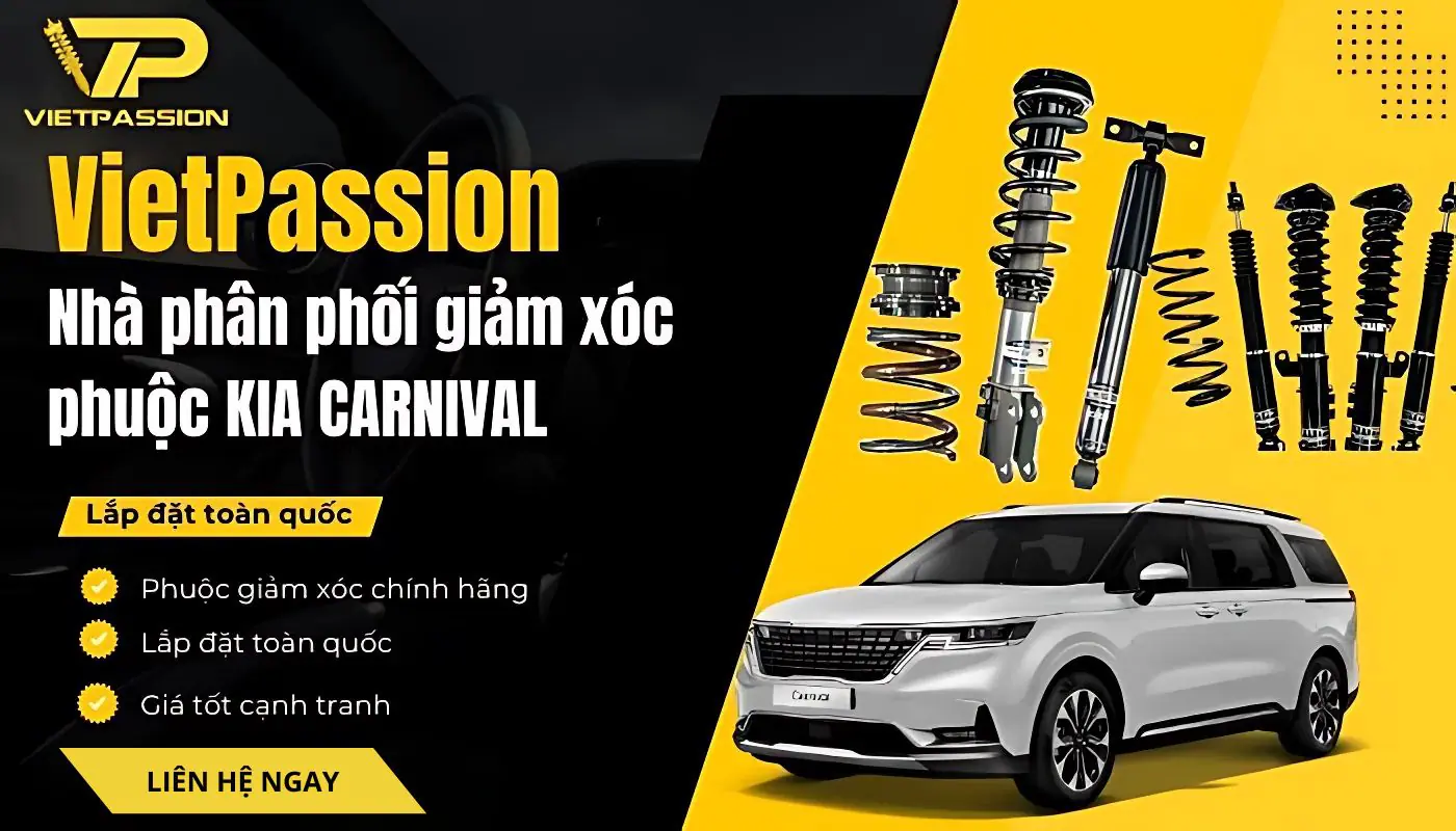 Mua phuộc giảm xóc trước sau CARNIVAL ở đâu chất lượng uy tín?